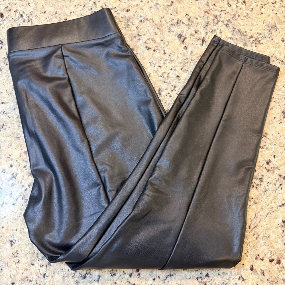 Loft Faux Leather Black Leggins